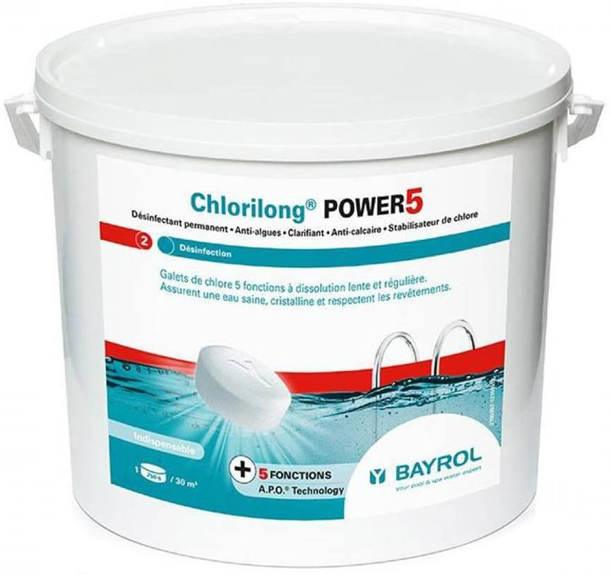 Chlorilong power 5 chlore piscine bayrol